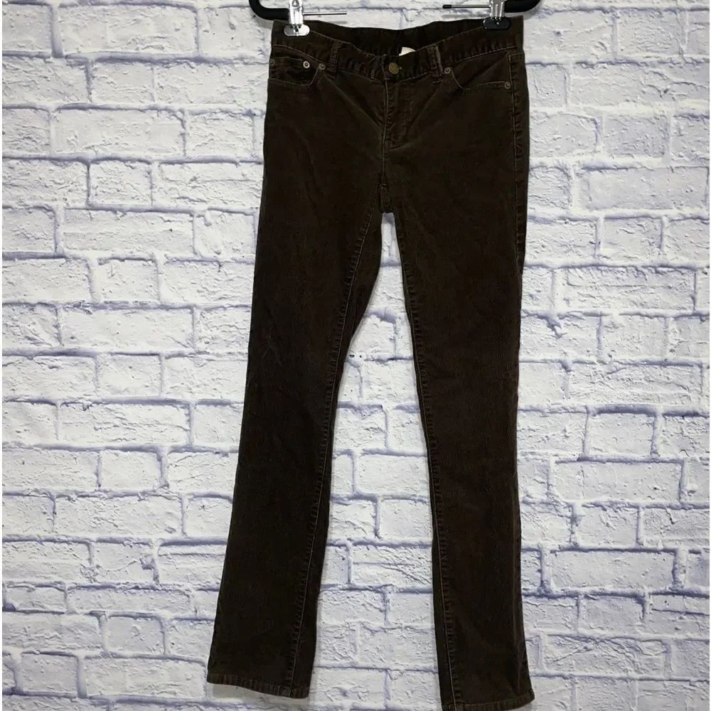 J. Crew matchstick brown corduroy pants